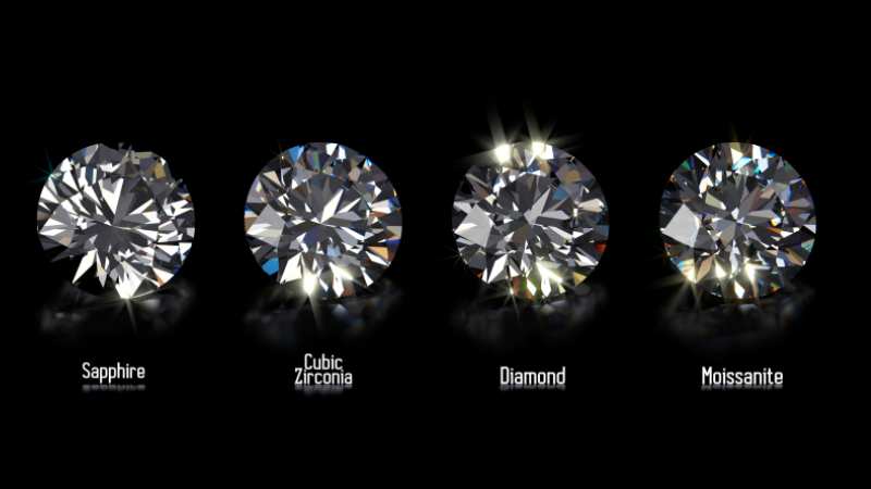 Moissanite Vs. Cubic Zirconia Vs. White Sapphire